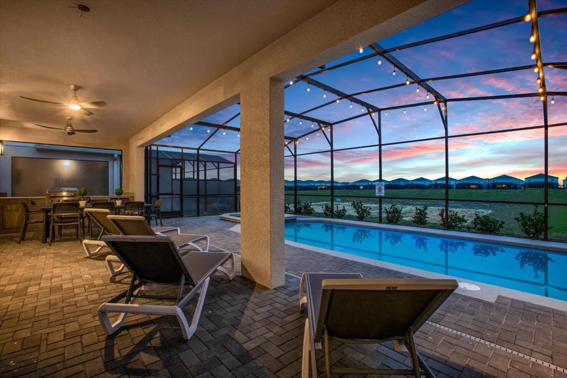 Orlando Villa 6463: Luxurious 10-Bedroom Retreat Davenport Kültér fotó